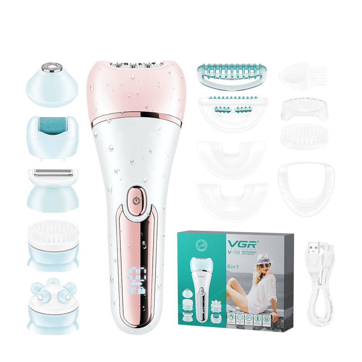 6-in-1 Hair Removal Device