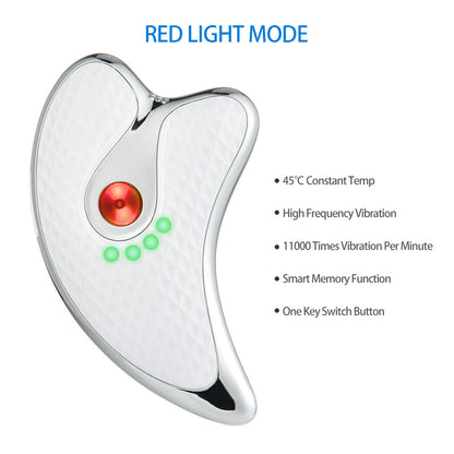 Rechargeable Vibrating Facial Massager Into the Scraping Board
