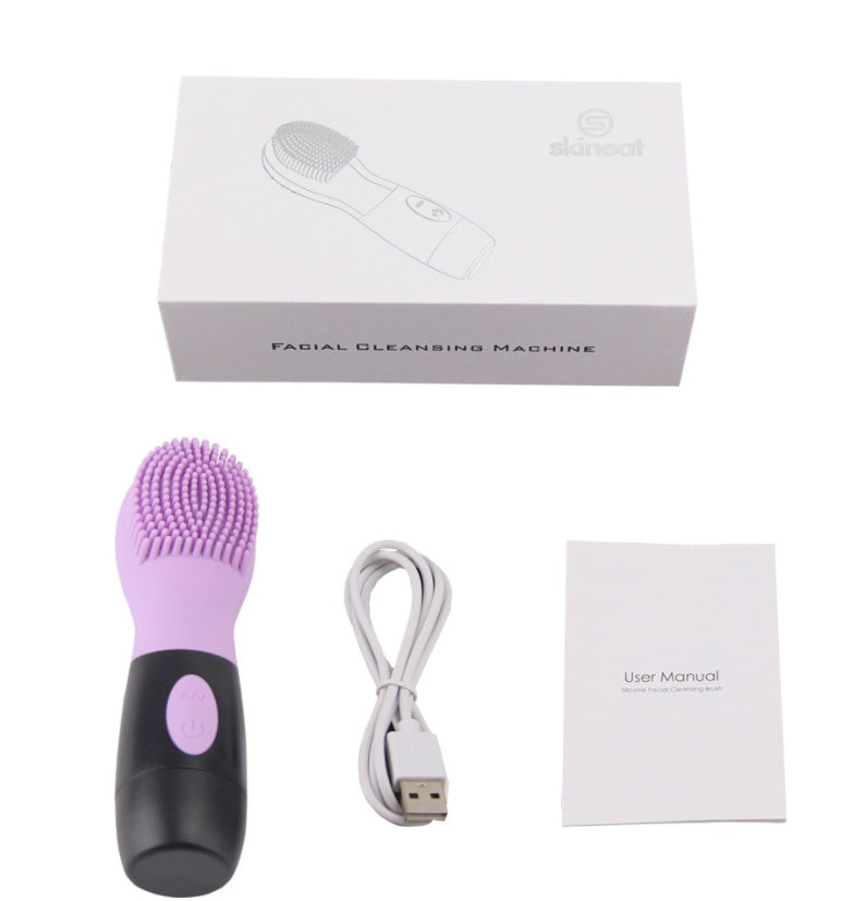 Silicone Facial Massager vibration cleaner