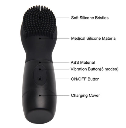 Silicone Facial Massager vibration cleaner