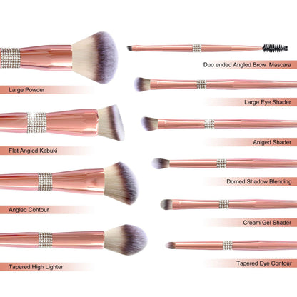 Fashion Personalized Women's Makeup Brush Set