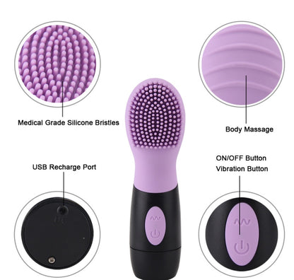 Silicone Facial Massager vibration cleaner