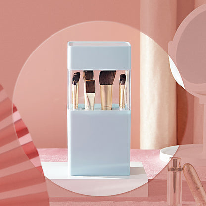 Cosmetic brush storage bucket