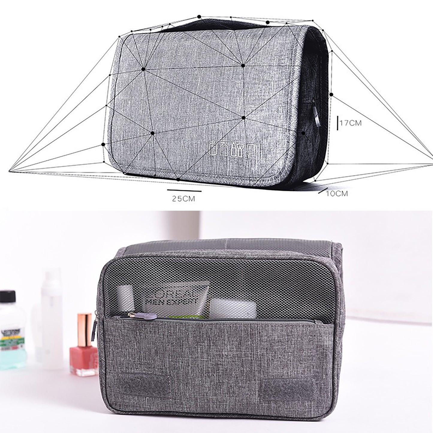 Large Makeup Bag Organizer
