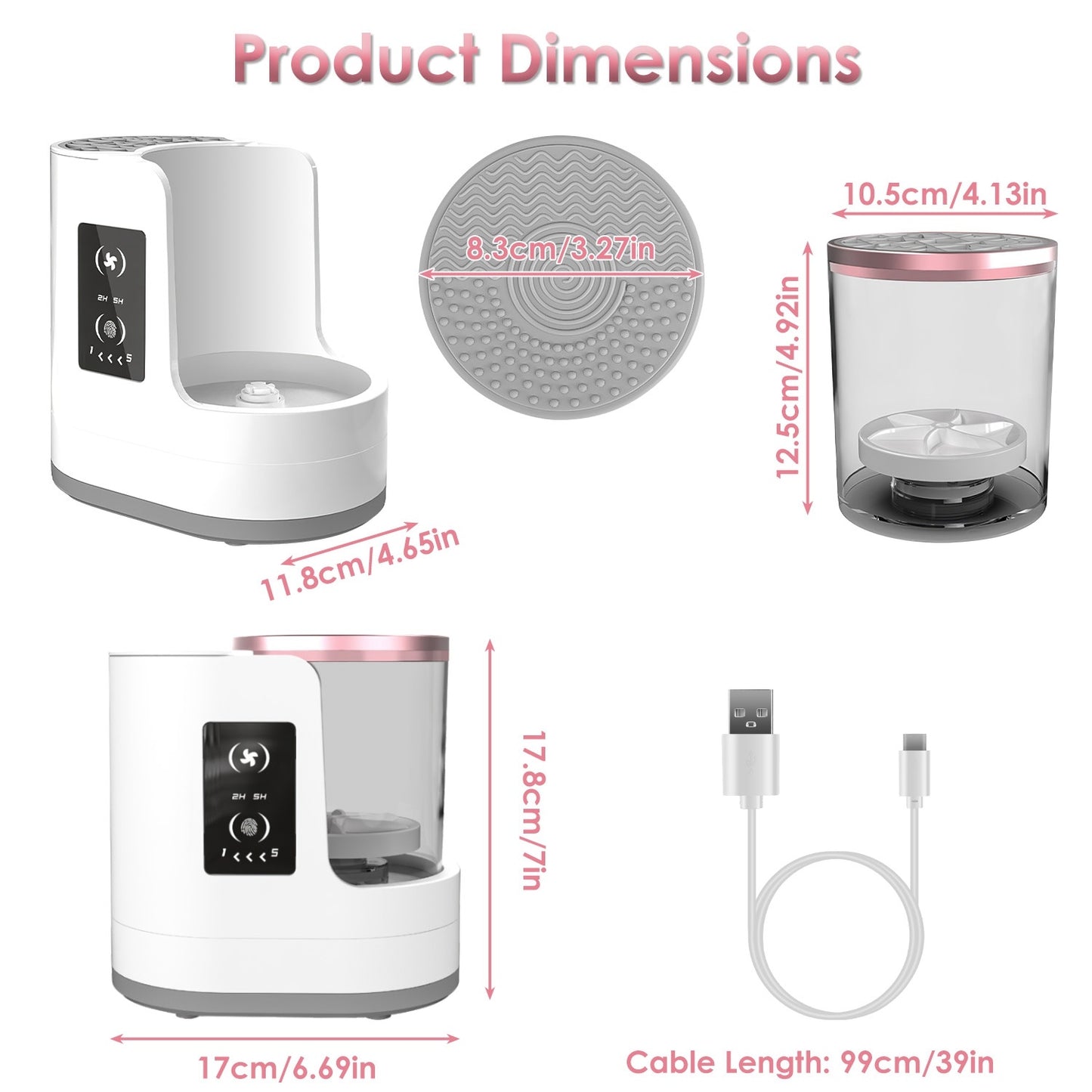 UV Disinfection Brush Cleaner