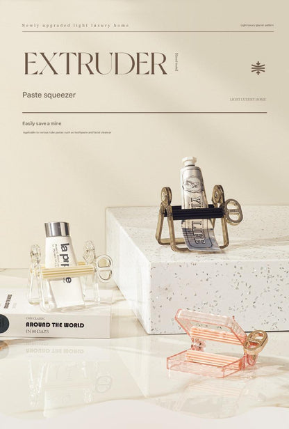 Toothpaste Dispenser, Manual, For Home Use, For Toothpaste, Facial Cleanser, Skincare Products, Hair Dye, Oil Paint.